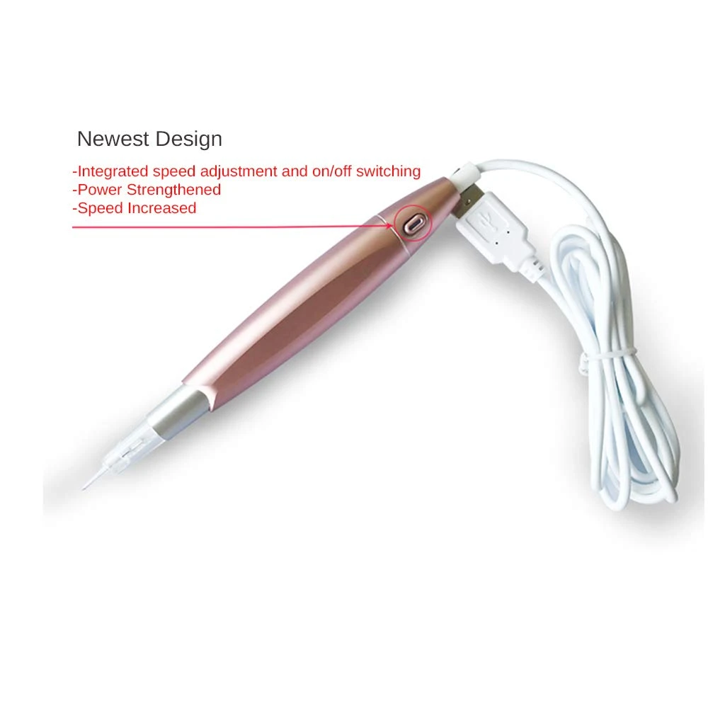 Pinkiou Permanent Makeup Pen Machine Eyebrow Tattoo Micropigmentation Tool For Eyebrows Eyeliner Lip Makeup Semi Permanent