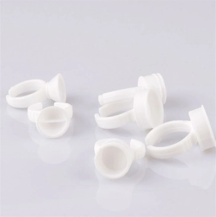 100 PCS Disposable Plastic Tattoo Ink Ring