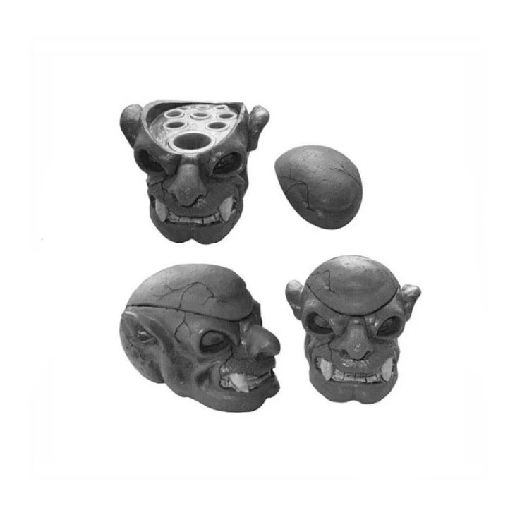 Skull Head Tattoo Ink Cup Holder