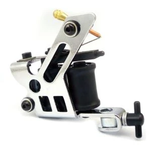Black Openwork Shark Tattoo Machine