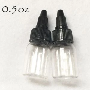 Empty Ink Bottle With Twist Caps