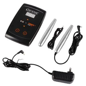 Black Cheyenne Power Silver Nouveau Contour Machine Kit