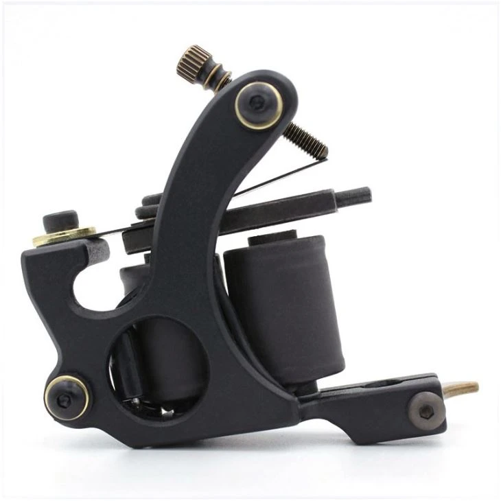 Black Iron Coil Tattoo Machine Shader