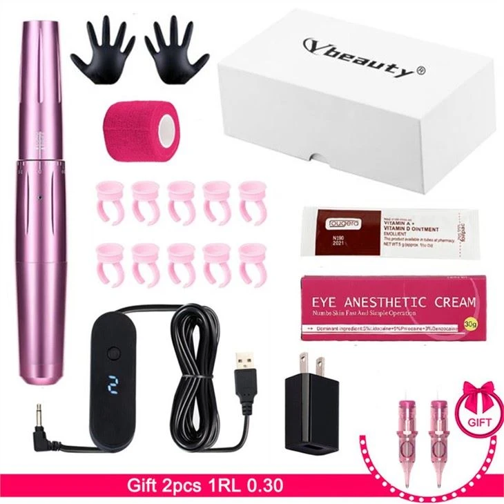 Permanent Makeup Machine Kit With Speed Control