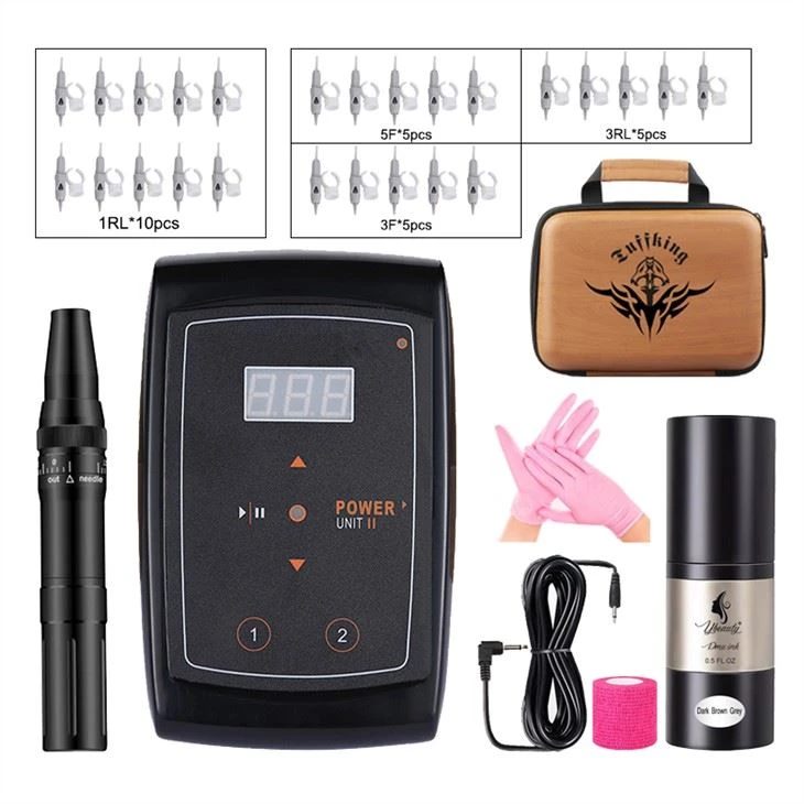 Permanent Makeup Rotary Tattoo Machine Kit
