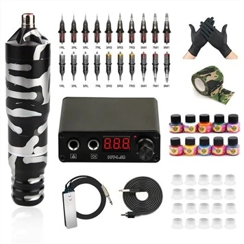 Camouflage Rotary Tattoo Pen Kit