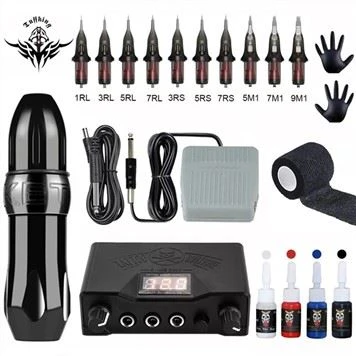 Professional Rotary Tattoo Pen Machine Kit
