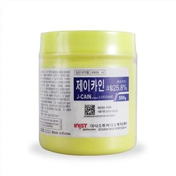 J-Cain 25.8% Lidocaine Cream 500g