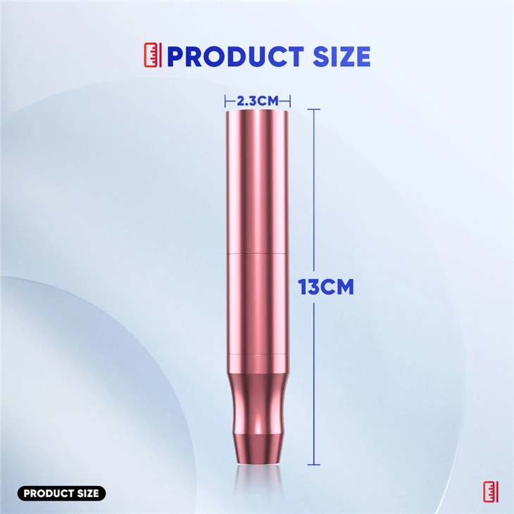 Factory Sale Rose Gold Safety Body Tattoo Kit 10000rpm 1400mAh Battery PMU Machine For Eyebrow Eyeliner Lip suppliers