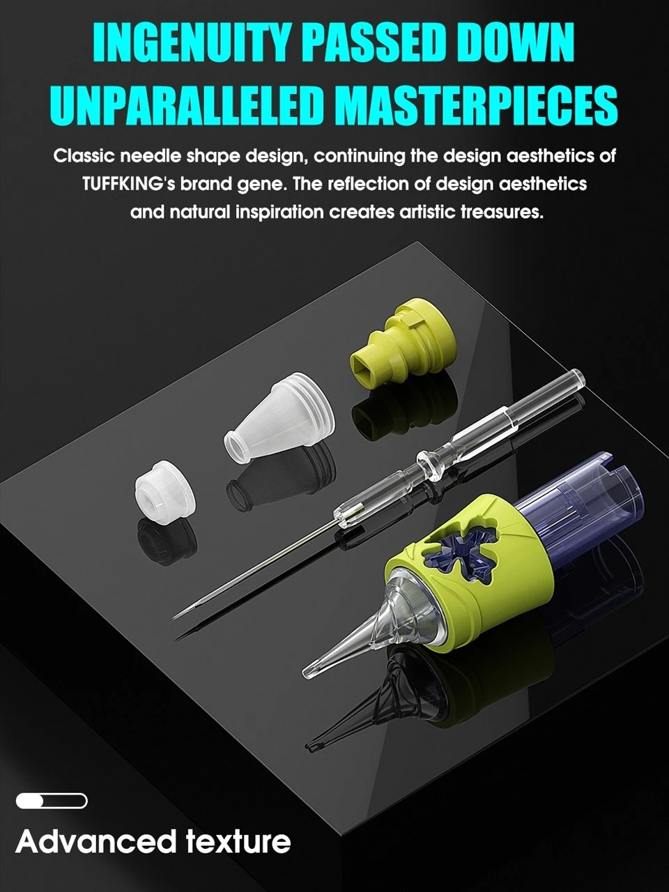 Tuffking 316 Stainless Steel Soft Membrane Integrated Disposable Tattoo Needles factory