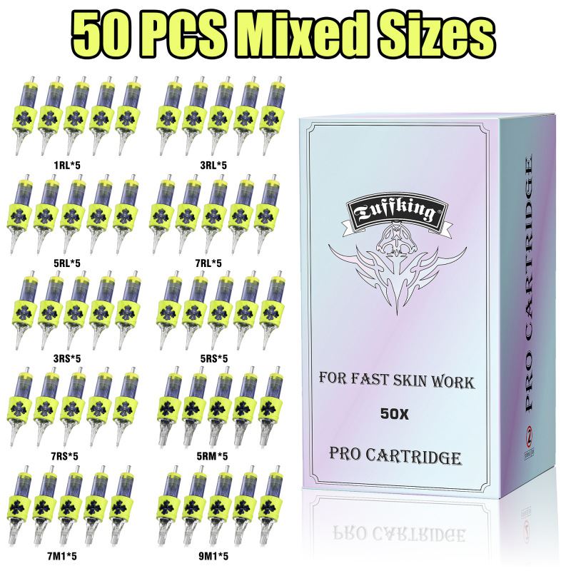 Tuffking 316 Stainless Steel Soft Membrane Integrated Disposable Tattoo Needles