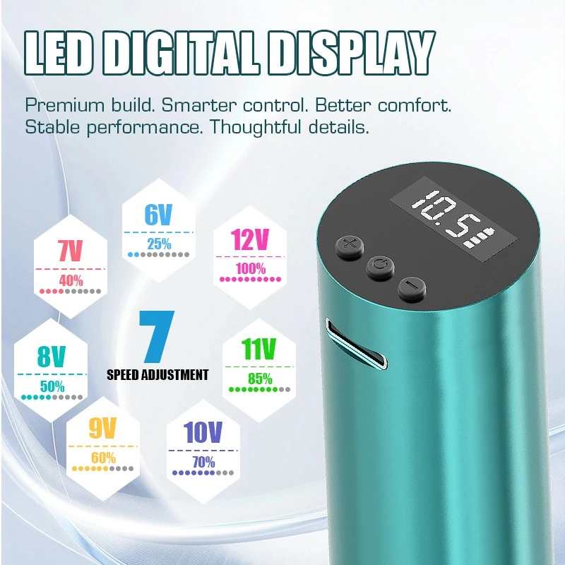 Tuffking USB Wireless Battery Pen For Lip Eyeliner And Microblading Tattoo Machine high quality