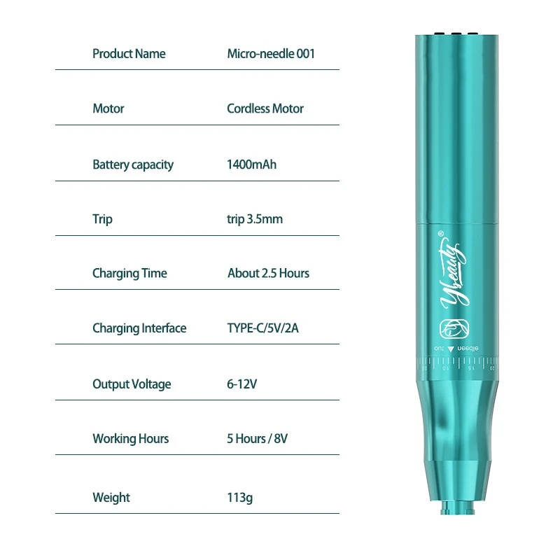 Tuffking USB Wireless Battery Pen For Lip Eyeliner And Microblading Tattoo Machine price